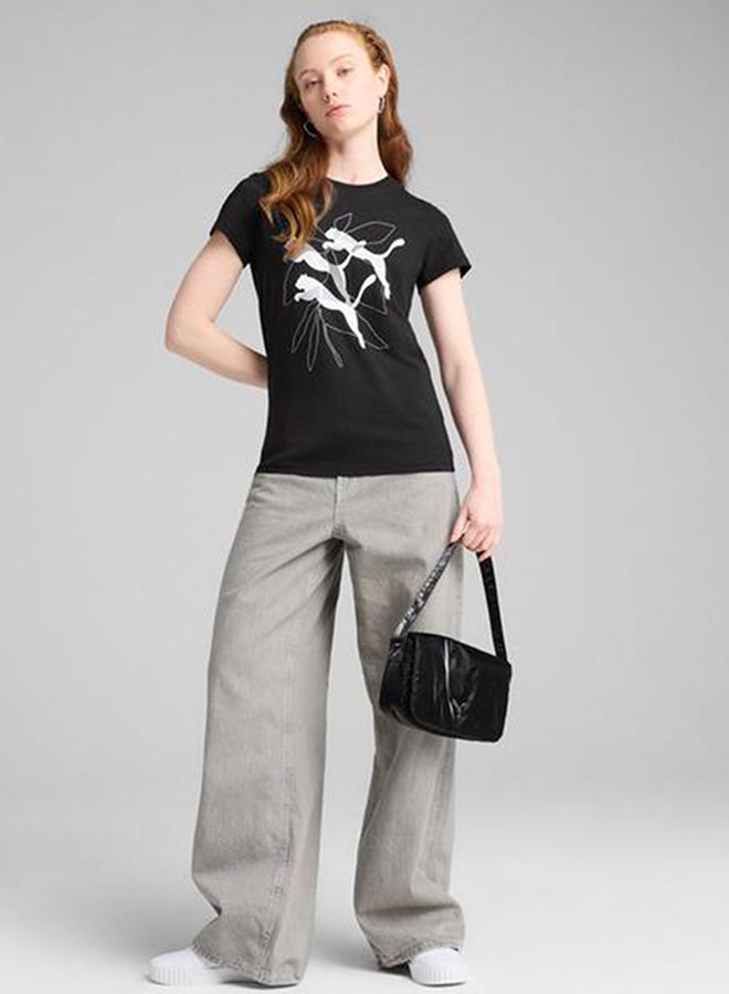 بوما تيشيرت برسومات ورقية من جرافيكس - Image 3